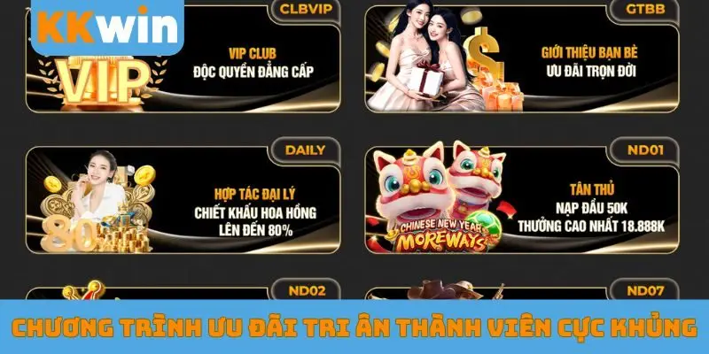 Chương trình ưu đãi tri ân thành viên cực khủng