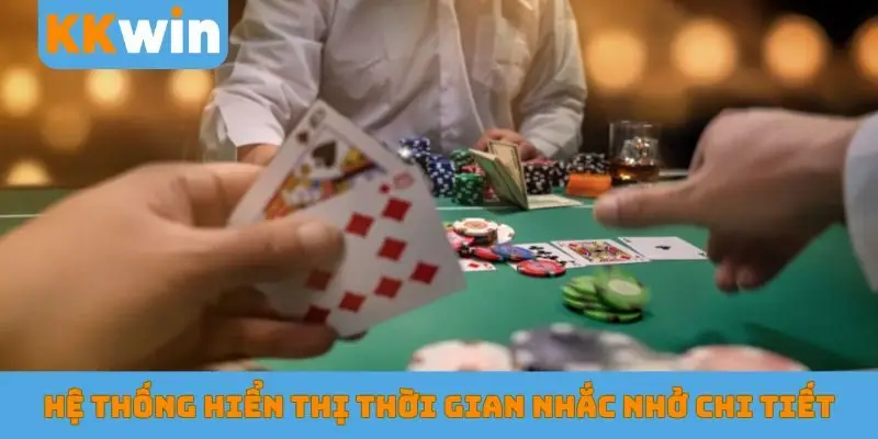 Hệ thống hiển thị thời gian nhắc nhở chi tiết